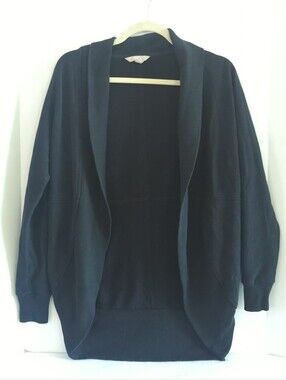 Banana Republic Open Front Long Sleeve  Knit Top with Ribbed Cuffs Size S